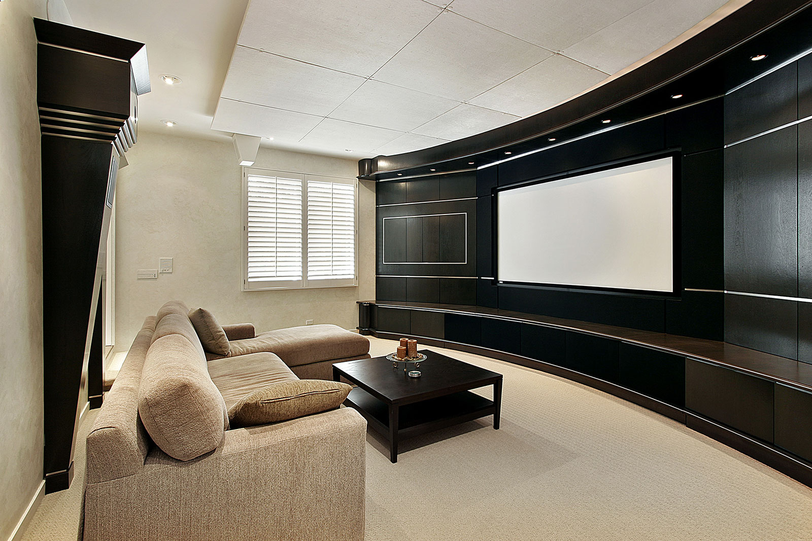 Make Your Home the Ultimate Staycation Location House Media Movie Room Projector