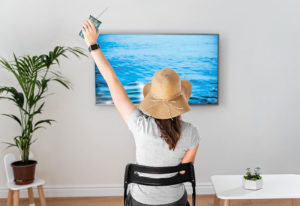 Make Your Home the Ultimate Staycation Location Wall Mounted TV Family Room